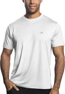Arctic Cool Men??s Crew Neck Instant Cooling Moisture Wicking Performance UPF 50  Short Sleeve Workout Shirt