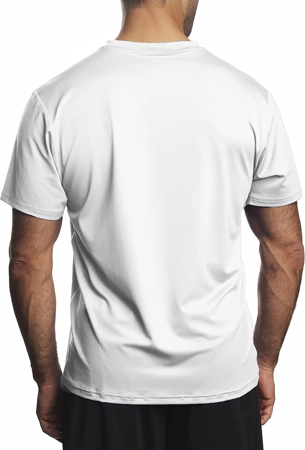 Arctic Cool Men??s Crew Neck Instant Cooling Moisture Wicking Performance UPF 50  Short Sleeve Workout Shirt