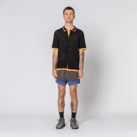 BLACK AND GOLD KNIT SHIRT