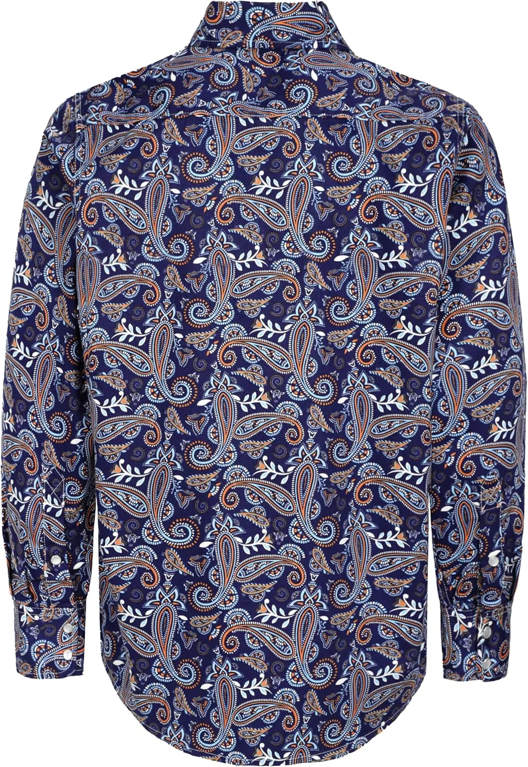 BOCOMAL FR Shirts Printed Paisley/Hawaii Lightweight Pearl Snaps Button Down Flame Resistant NFPA2112 CAT2 Work Shirt