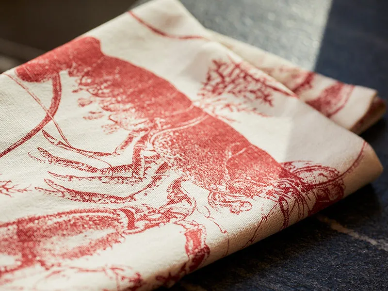 Caskata Lobsters Kitchen Towels, Set of 2