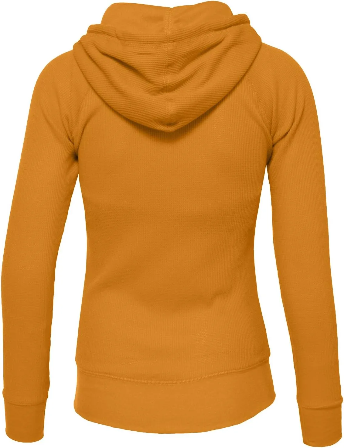 NE PEOPLE Women Basic Casual Comfy Lightweight Thermal Waffle Hoodie