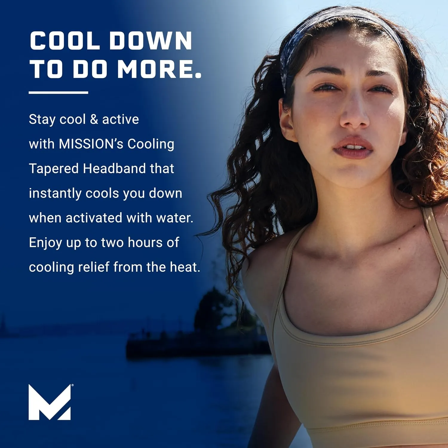 Tapered Cooling Headband