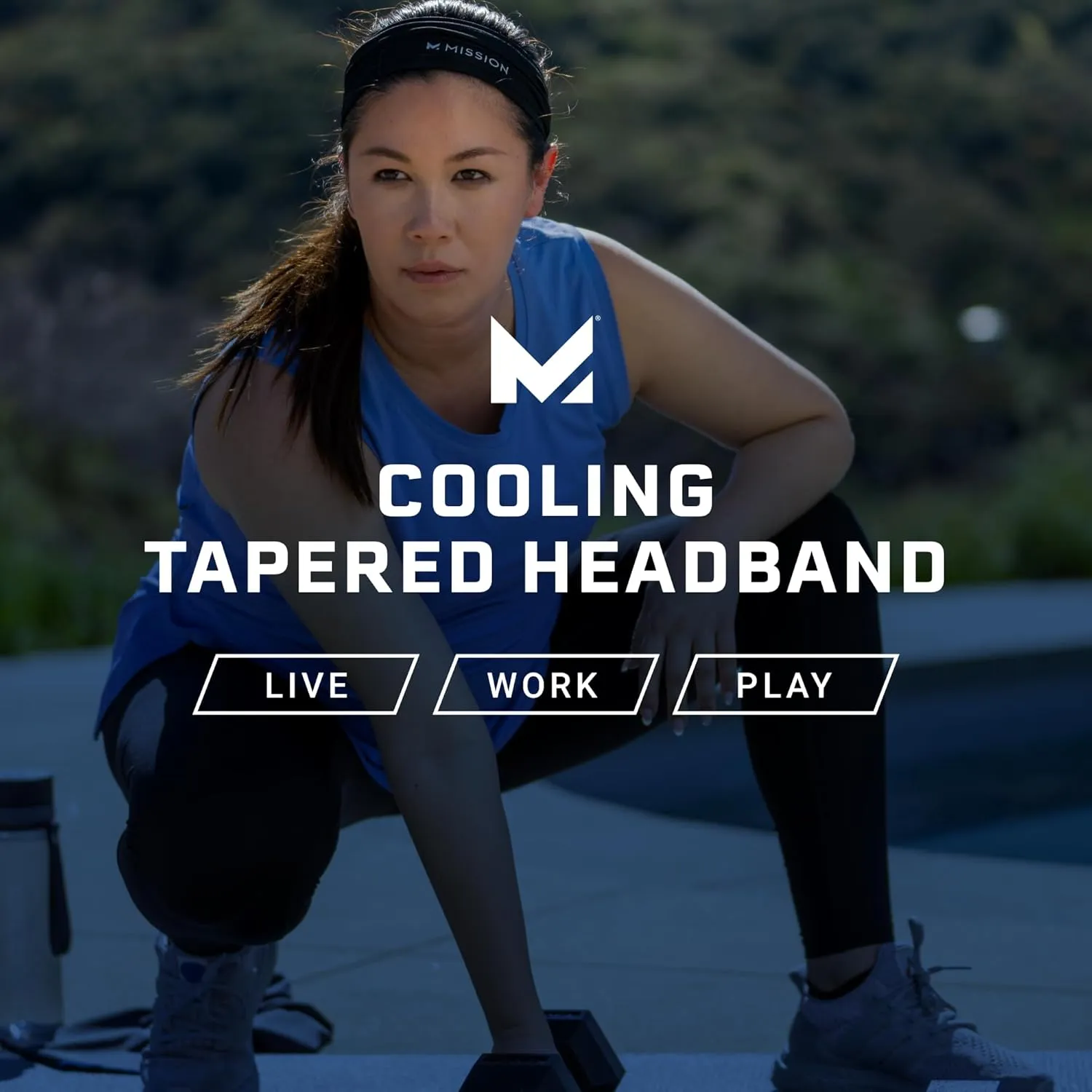 Tapered Cooling Headband